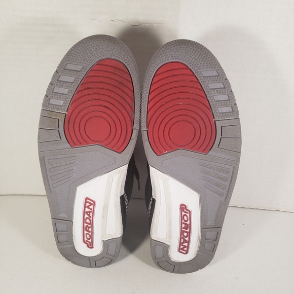 Men's Jordan 3 Retro Black Cement 2008 - Picture 7 of 9